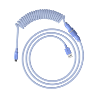 Провод для механической клавиатуры, HyperX, USB-C Coiled Cable, 6J682AA Светло-фиолетовый
