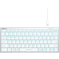 Клавиатура A4tech Fstyler FX61-Ice Blue-LED