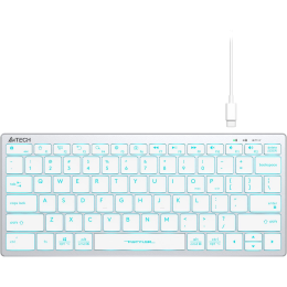 Клавиатура A4tech Fstyler FX61-Ice Blue-LED