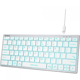 Клавиатура A4tech Fstyler FX61-White-LED