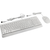 Клавиатура+мышь A4tech Fstyler F1512S-White