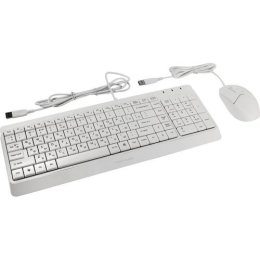 Клавиатура+мышь A4tech Fstyler F1512S-White