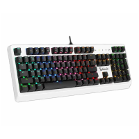 Клавиатура игровая Bloody B810RC WHITE 
