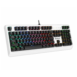Клавиатура игровая Bloody B810RC WHITE 