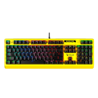 Клавиатура игровая Bloody B810RC YELLOW 