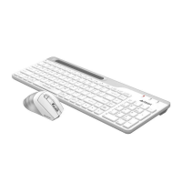 Клавиатура+мышь беспроводная A4tech Fstyler FB2535C-Icy White v2