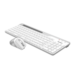 Клавиатура+мышь беспроводная A4tech Fstyler FB2535C-Icy White v2