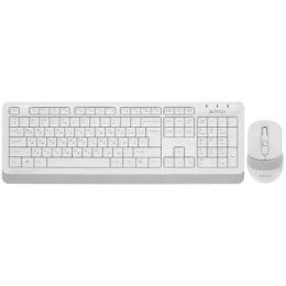 Клавиатура+мышь беспроводная A4tech Fstyler FG1010S-White USB
