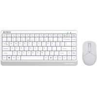 Клавиатура+мышь беспроводная A4tech Fstyler FG1112-White USB