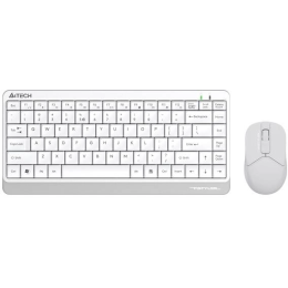 Клавиатура+мышь беспроводная A4tech Fstyler FG1112-White USB
