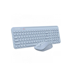 Клавиатура+мышь беспроводная A4tech Fstyler FG3300 Air Blue