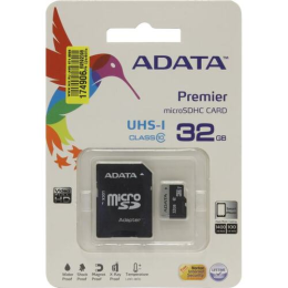 ADATA, AUSDH32GUICL10-RA1, MicroSDHC 32GB
