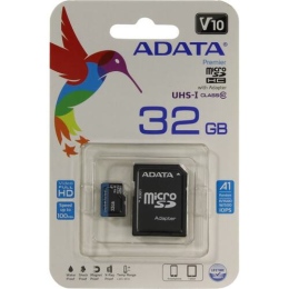 ADATA, AUSDH32GUICL10A1-RA1, MICROSDHC 32GB