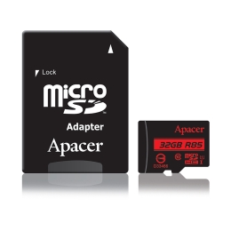 Apacer, AP32GMCSH10U5-R, MicroSDHC 32GB
