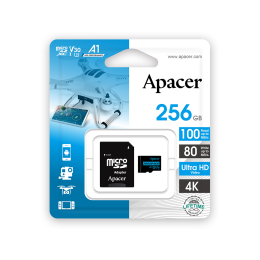Apacer, AP256GMCSX10U7-R, MicroSDXC 256GB