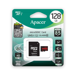 Apacer, AP128GMCSX10U5-R, MicroSDXC 128GB