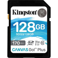 Kingston, SDG3/128GB, SD 128GB, Canvas Go Plus