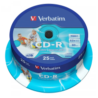 Verbatim, (43343) 700MB, 52х, 50шт в упаковке