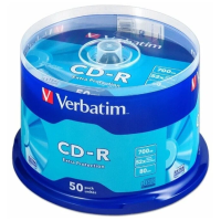 Verbatim, (43351) 700MB, 52х, 50шт в упаковке