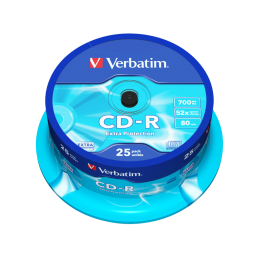 Verbatim, (43432) 700MB, 52х, 25шт в упаковке