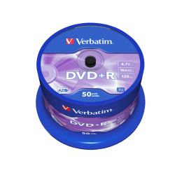 DVD+R, Verbatim, (43550) 4.7GB, 16х, 50шт