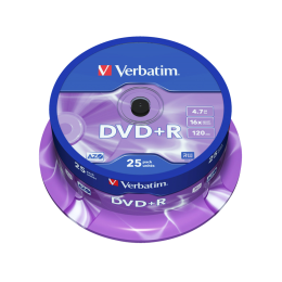DVD+R, Verbatim, (43500) 4.7GB, 16х, 25шт
