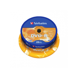 DVD-R, Verbatim, (43522) 4.7GB, 16х, 25шт