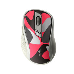 Rapoo, M500 Silent, 3D, Оптическая, 1000dpi Красный