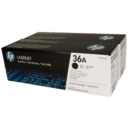 Картридж лазерный HP CB436AD, 36A, черный, сдвоенная упаковка
