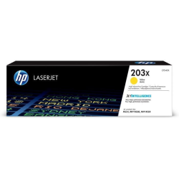 Картридж увеличенной емкости HP 203X LaserJet 203X, желтый CF542X