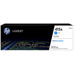 Картридж лазерный картридж HP W2031A LaserJet 415A, голубой, 2100 стр.