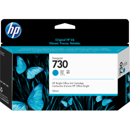 Струйный картридж HP P2V62A 730 для HP DesignJet, 130 мл, голубой