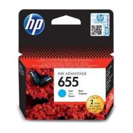 Картридж  струйный HP CZ110AE №655 Cyan Ink Cartridge для HP DJ