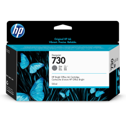 Картридж HP P2V66A 730 для HP DesignJet, 130 мл, серый