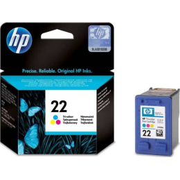 Картридж HP C9352AE, №22 Трехцветный, для HP DJ, OJ, PSC