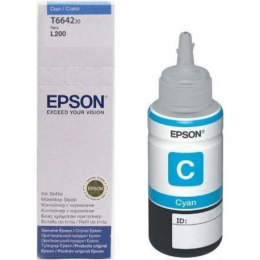 Картридж Epson C13T66424A L100/L200 Cyan ink bottle 70ml