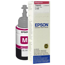 Картридж Epson C13T66434A L100/L200 Magenta ink bottle 70ml