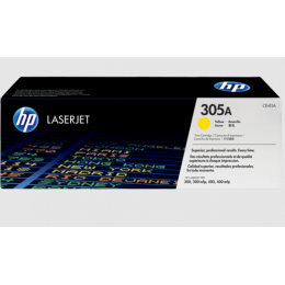 Картридж лазерный HP CE412A 305A 600 стр, желтый