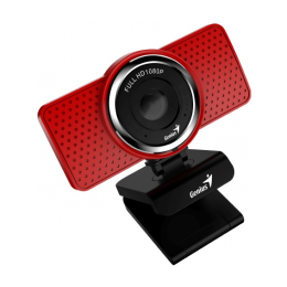 Камера Genius ECam 8000 Genius, Full HD 1080p,  30 кадров, 360°, MIC, красный 
