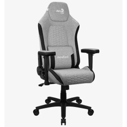 Aerocool, Crown Ash Grey, Тканевая поверхность AeroWeave с карбоновым рисунком