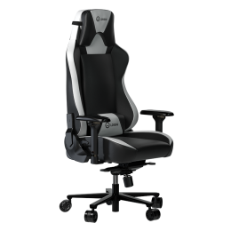 Игровое компьютерное кресло LORGAR Base 311 Черный + Белый