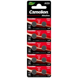 CAMELION, AG9-BP10(0%Hg), Alkaline, AG9, 1.5V
