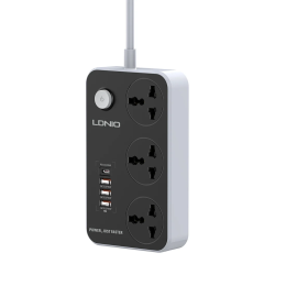 Сетевой фильтр, LDNIO, Universal SC3412, 3 универсальные розетки