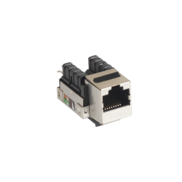 Модуль Keystone, Кат.5e, RJ45/8P8C, экран., металлик, 10шт., упак