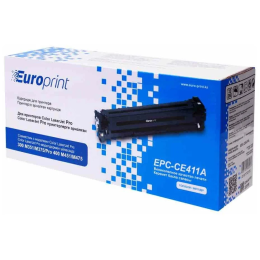 Картридж, Europrint, EPC-CE411A, Синий, Для принтеров HP Color LaserJet Pro