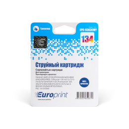 Картридж, Europrint, EPC-9363CMY, №134 - истек срок годности, Для принтеров HP DeskJet 