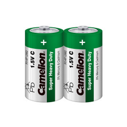 Батарейка, CAMELION, R14P-SP2G, Super Heavy Duty, C, 1.5V, mAh, 2 шт