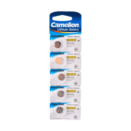 Батарейка, CAMELION, CR1216-BP5, CR1216 3V, 220 mAh, 5 шт