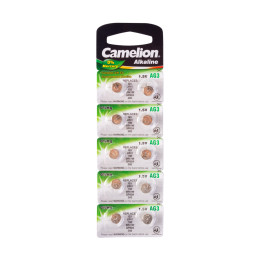 Батарейка, CAMELION, AG3-BP10(0%Hg), Alkaline,10шт