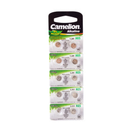Батарейка, CAMELION, AG5-BP10(0%Hg), Alkaline, AG5,10шт